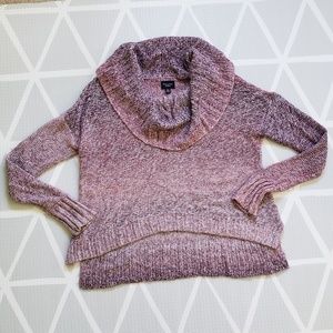 🛍American Eagle Ombre Rose Cowl Neck Sweater